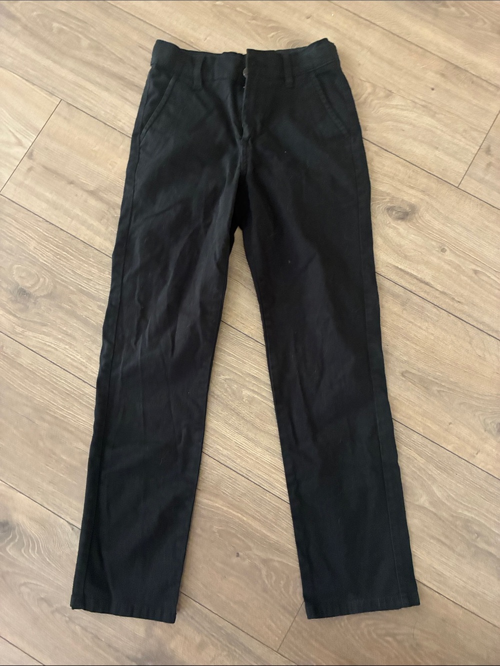 Izod Black boys Casual Straight-Leg Pants size 10 SLIM